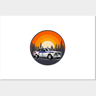 Escort Rally Forest Print Posters and Art